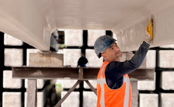 RTV NOF op bezoek bij start betonopleiding
